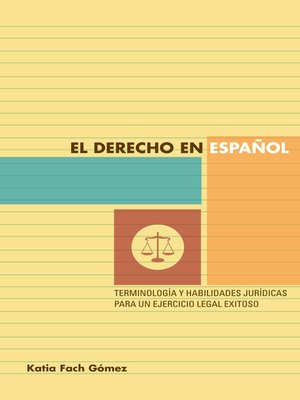 cover image of El derecho en español